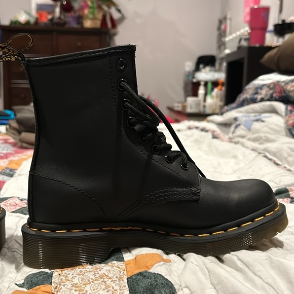 Dr Martens Womens 1460 Vonda Floral Leather Lace Up Boots - size 5 NWOT - Picture 5 of 8